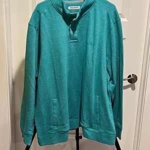 Tommy Bahama 3 QTR Zip pullover with pockets